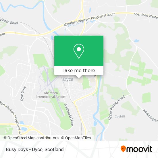 Busy Days - Dyce map