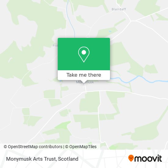 Monymusk Arts Trust map