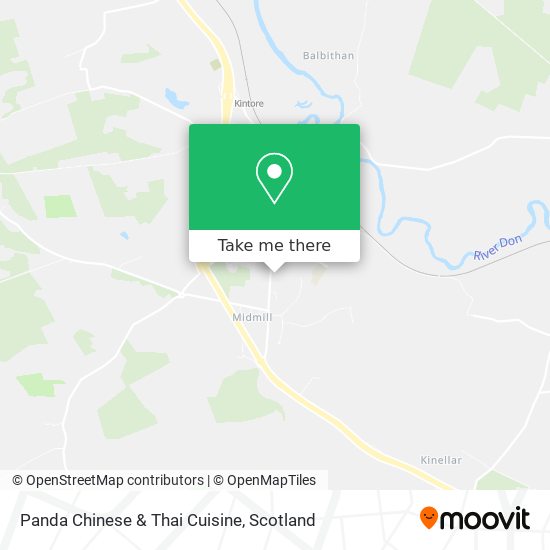 Panda Chinese & Thai Cuisine map