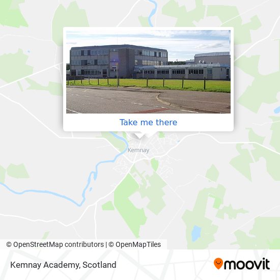 Kemnay Academy map