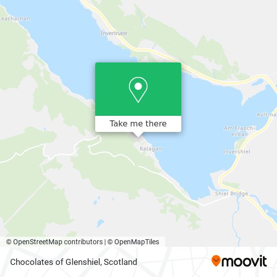 Chocolates of Glenshiel map