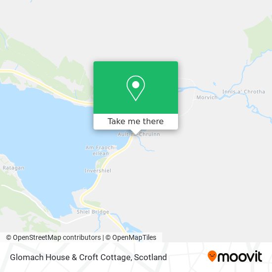 Glomach House & Croft Cottage map