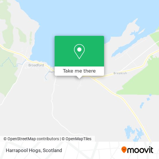 Harrapool Hogs map