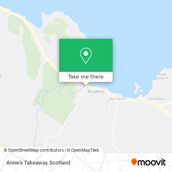 Annie's Takeaway map