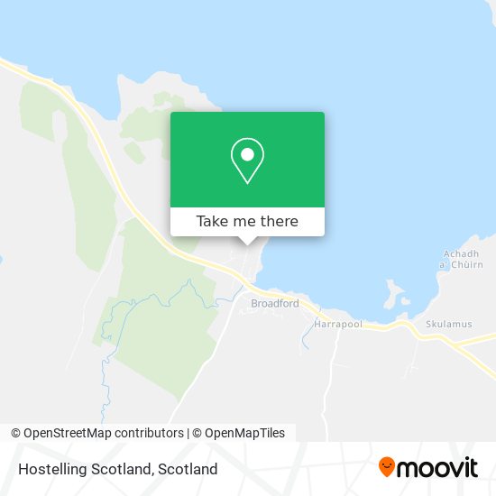 Hostelling Scotland map