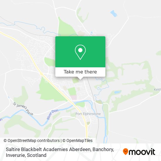 Saltire Blackbelt Academies Aberdeen, Banchory, Inverurie map