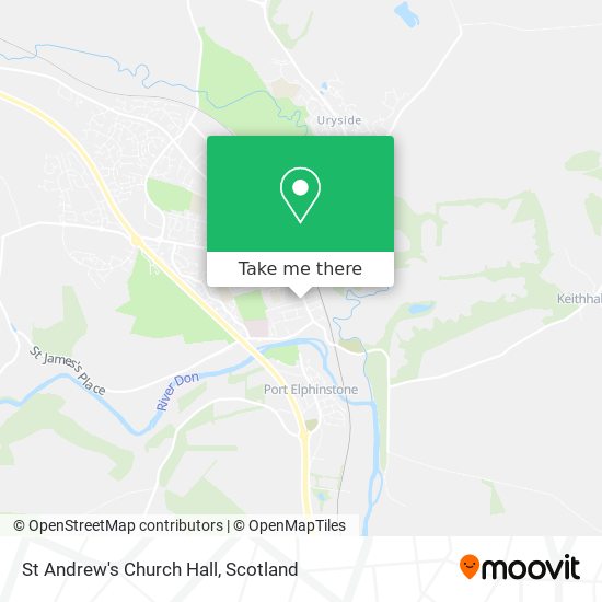 St Andrew's Church Hall map