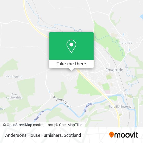 Andersons House Furnishers map