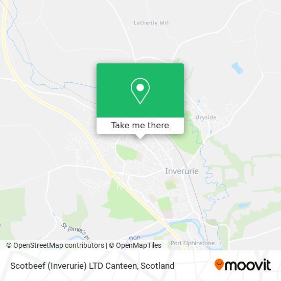 Scotbeef (Inverurie) LTD Canteen map