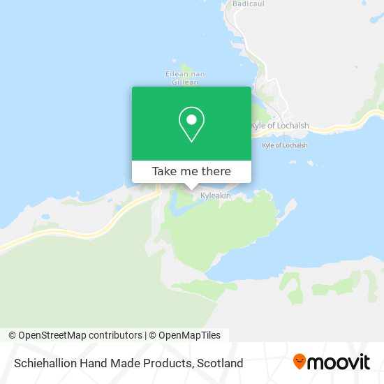 Schiehallion Hand Made Products map