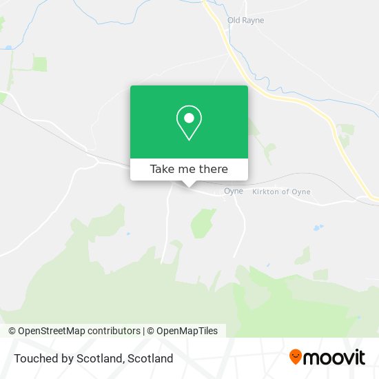 Touched by Scotland map