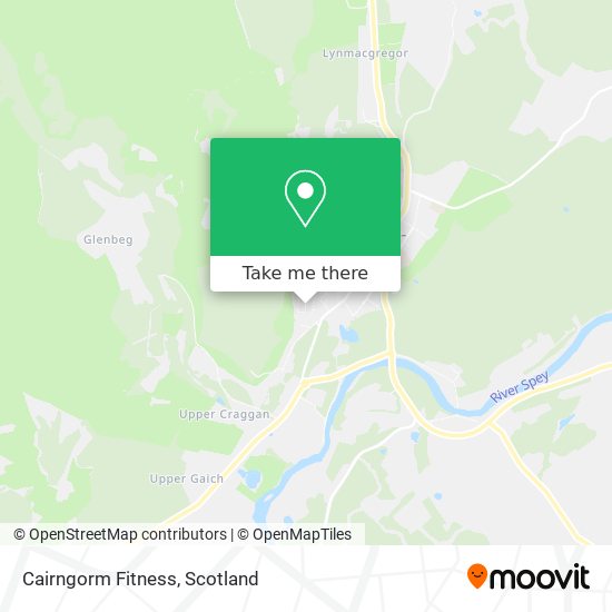 Cairngorm Fitness map