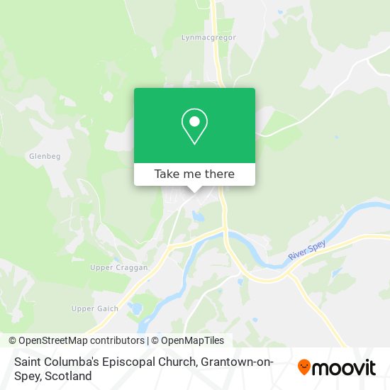 Saint Columba's Episcopal Church, Grantown-on-Spey map