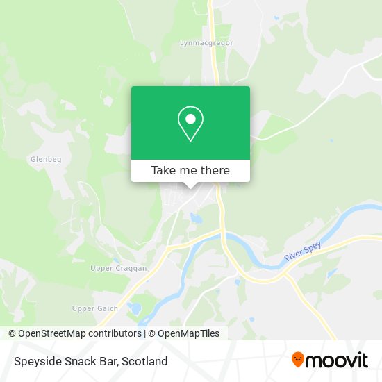 Speyside Snack Bar map