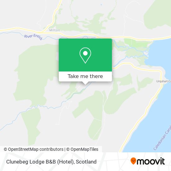 Clunebeg Lodge B&B (Hotel) map