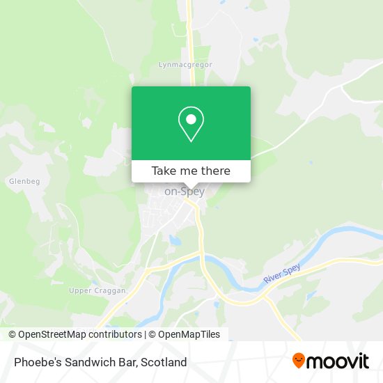 Phoebe's Sandwich Bar map