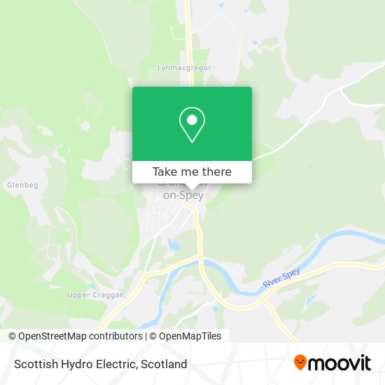 Scottish Hydro Electric map