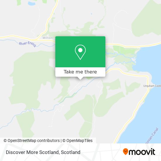 Discover More Scotland map