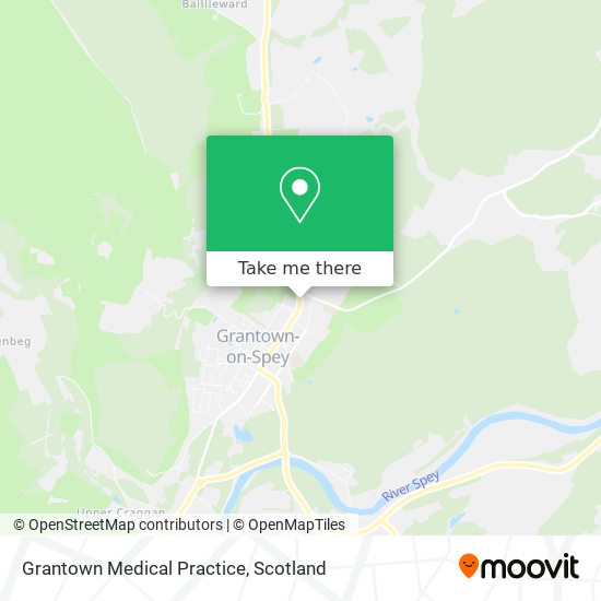 Grantown Medical Practice map