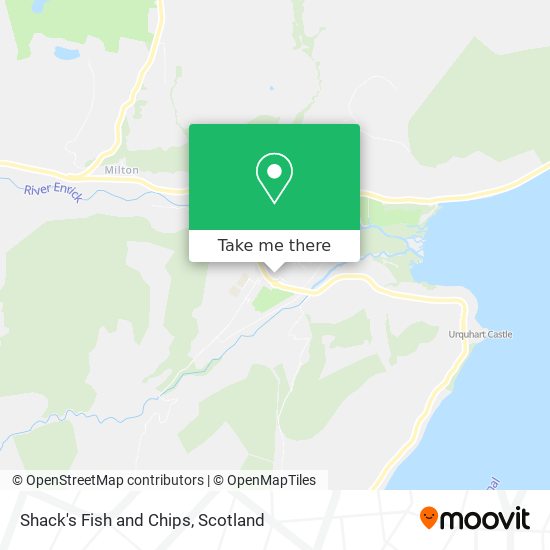 Shack's Fish and Chips map