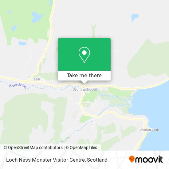 Loch Ness Monster Visitor Centre map