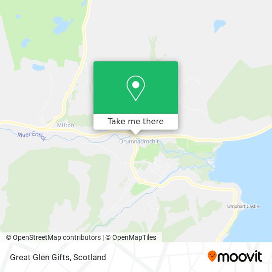 Great Glen Gifts map