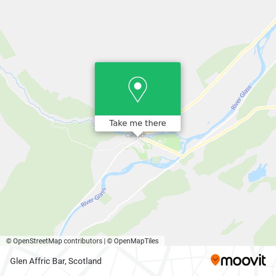 Glen Affric Bar map