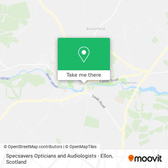 Specsavers Opticians and Audiologists - Ellon map