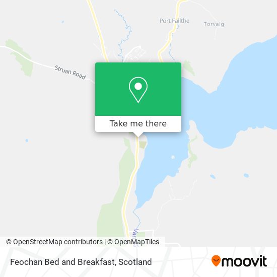 Feochan Bed and Breakfast map