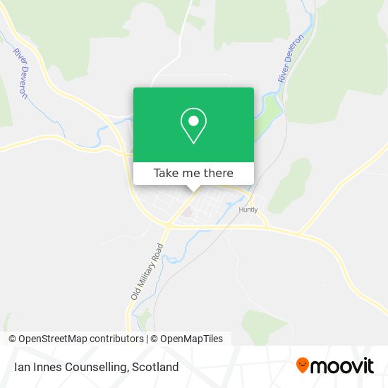 Ian Innes Counselling map