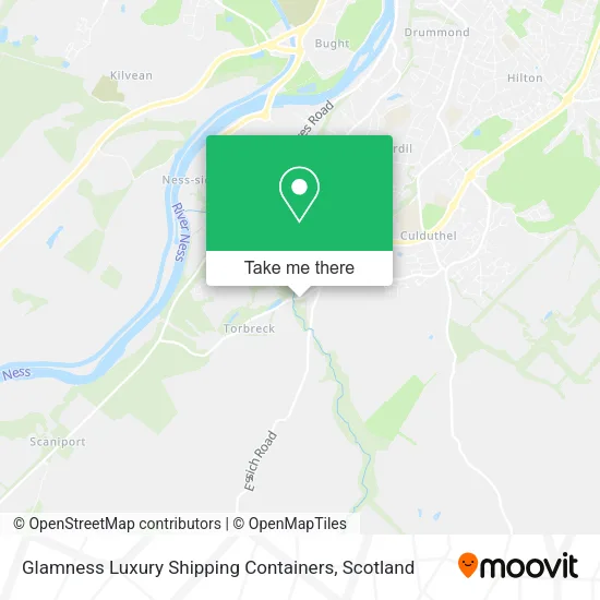 Glamness Luxury Shipping Containers map