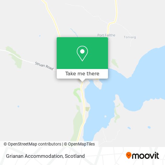 Grianan Accommodation map