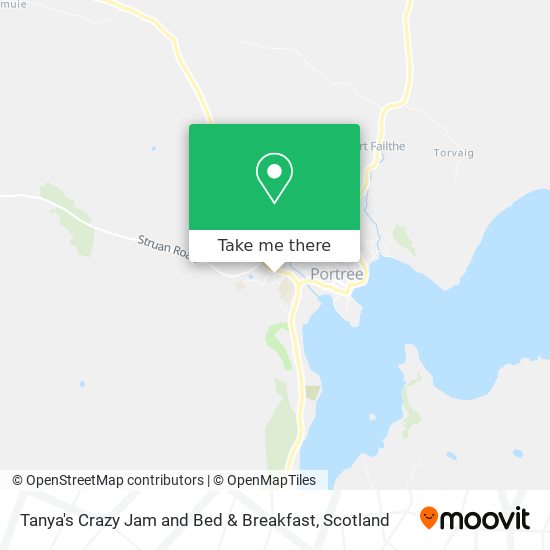 Tanya's Crazy Jam and Bed & Breakfast map