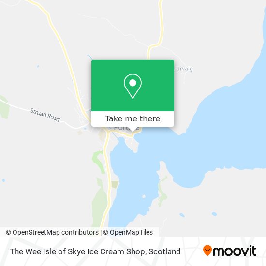 The Wee Isle of Skye Ice Cream Shop map