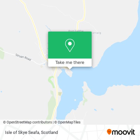 Isle of Skye Seafa map