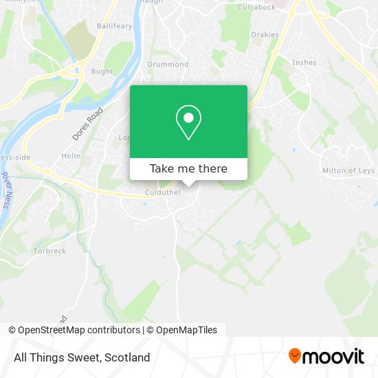 All Things Sweet map