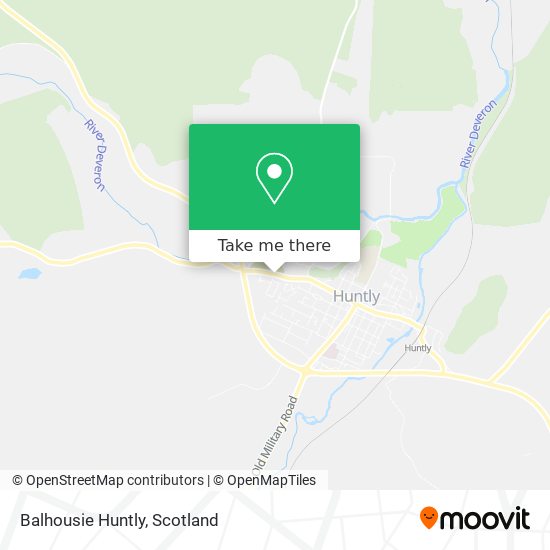Balhousie Huntly map
