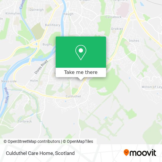 Culduthel Care Home map