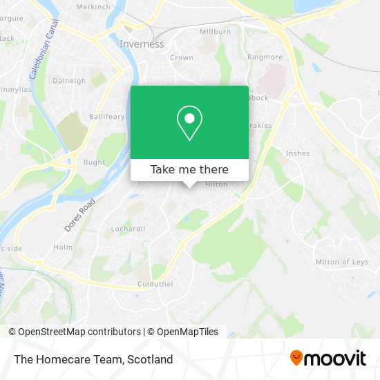 The Homecare Team map