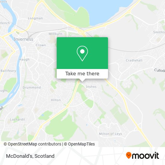 McDonald's map