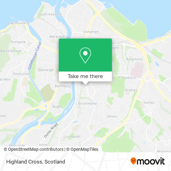 Highland Cross map