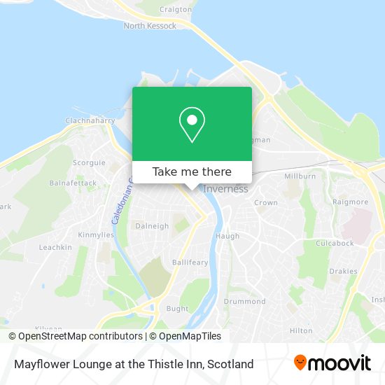 Mayflower Lounge at the Thistle Inn map