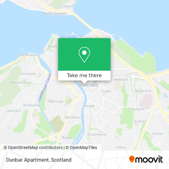 Dunbar Apartment map