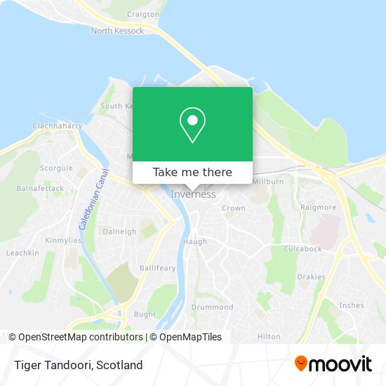 Tiger Tandoori map