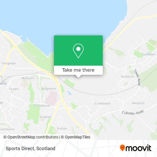 Sports Direct map