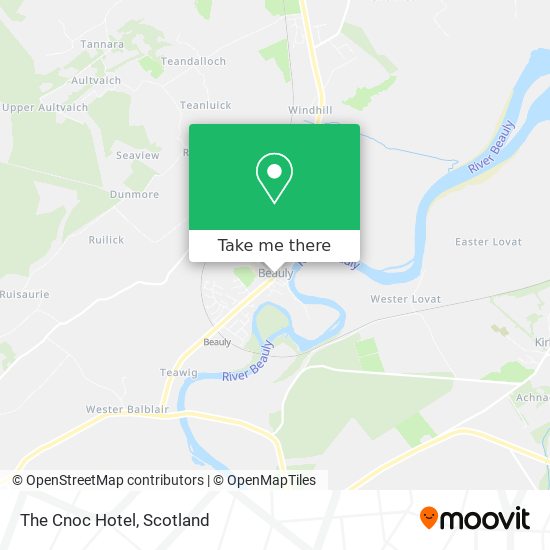 The Cnoc Hotel map