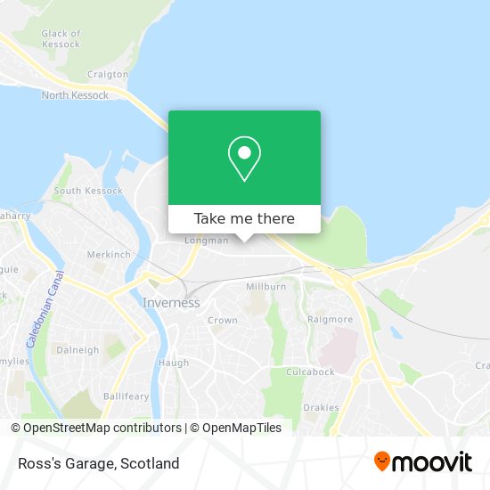 Ross's Garage map