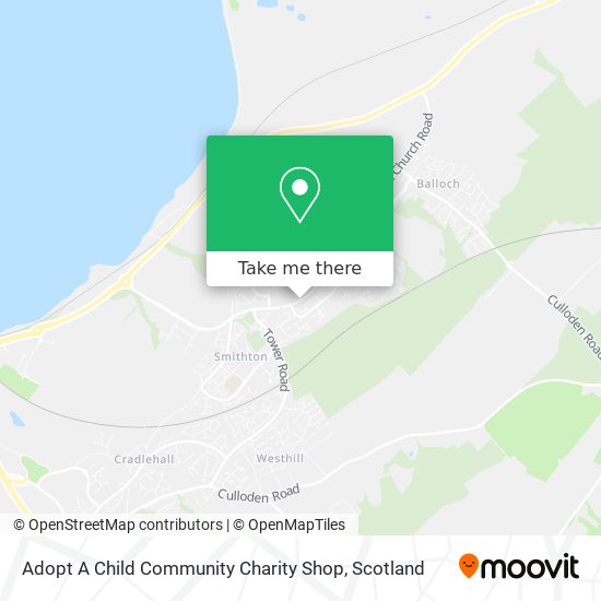 Adopt A Child Community Charity Shop map