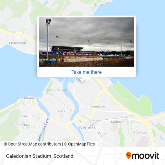 Caledonian Stadium map