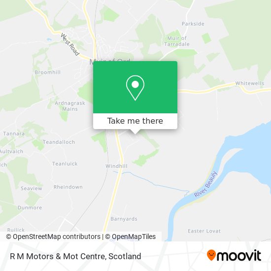 R M Motors & Mot Centre map